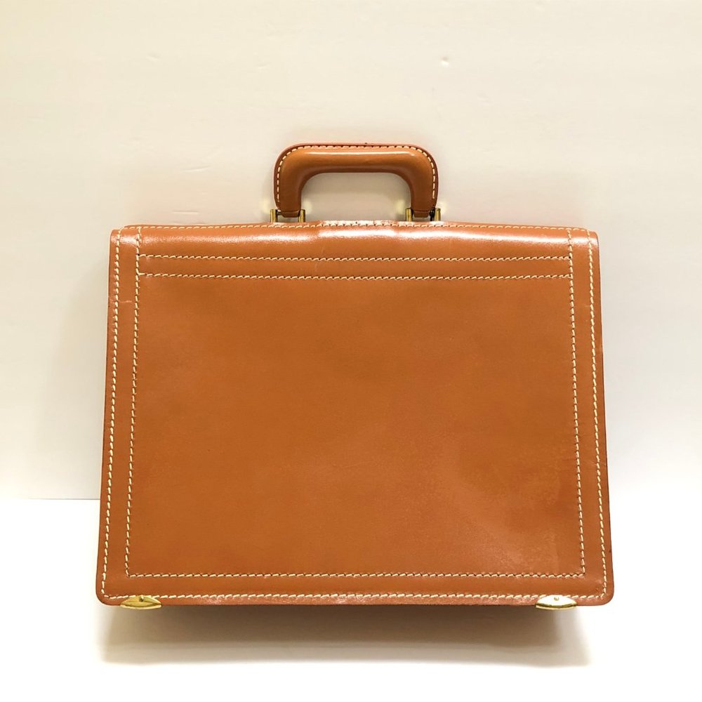 Vintage Leather Briefcase Doctor Bag New w Defects - Picture 3 of 14
